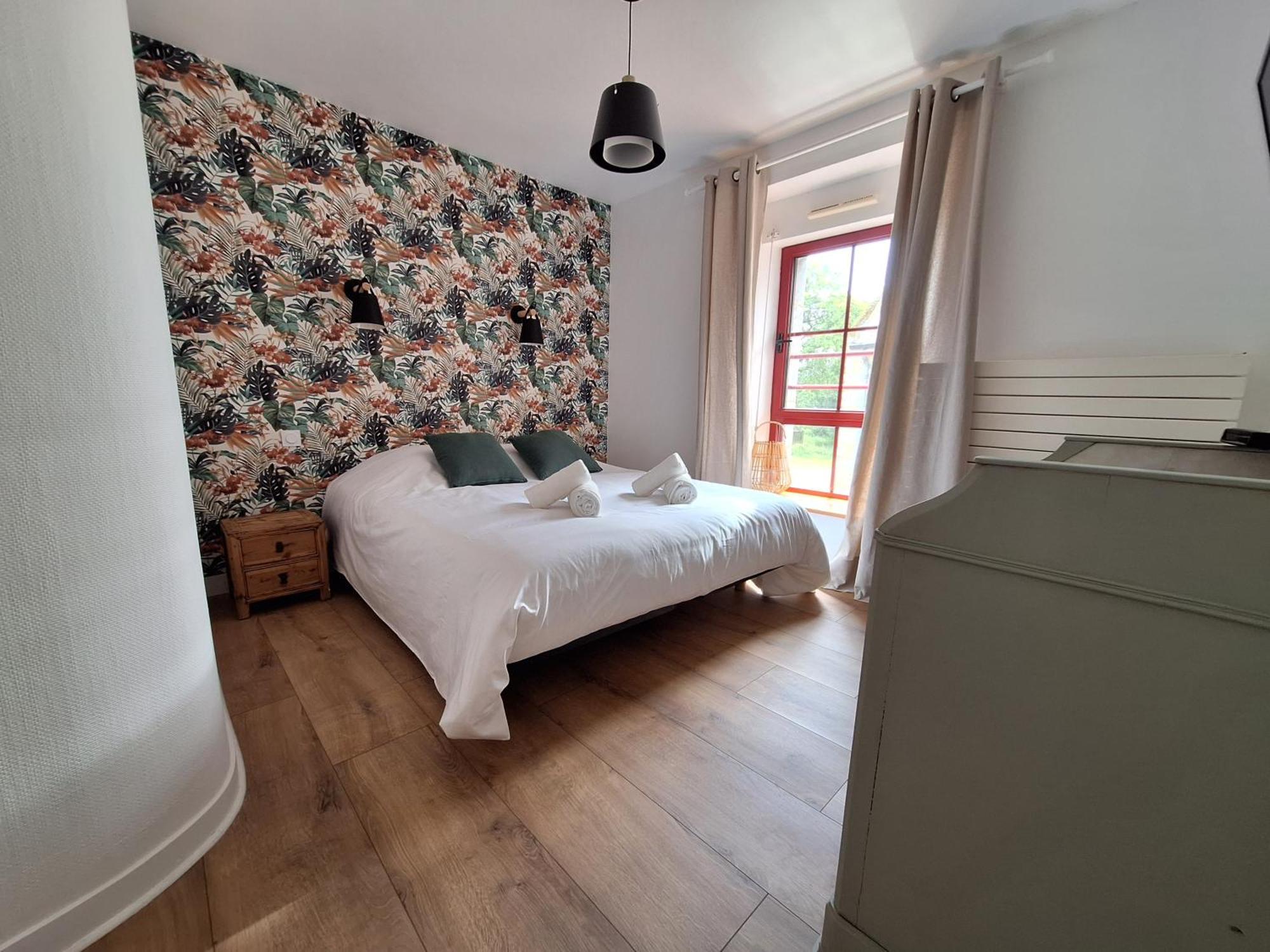 Domaine De Bobehec - Gite De Groupe, Chambres & Salle - 23 Personnes - Morbihan Proche Vannes Et Plages La Vraie-Croix Rom bilde